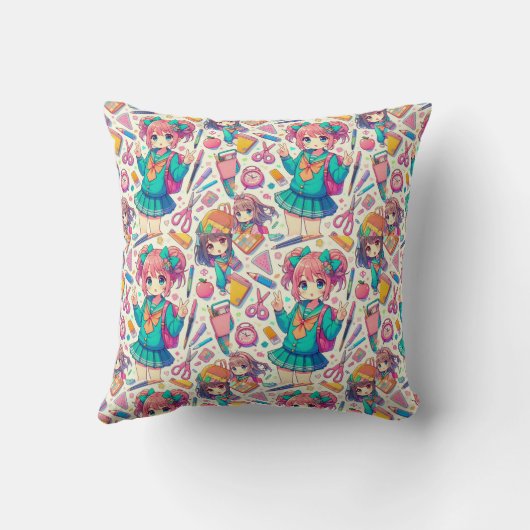 アニメ学生 クッション (裏面)