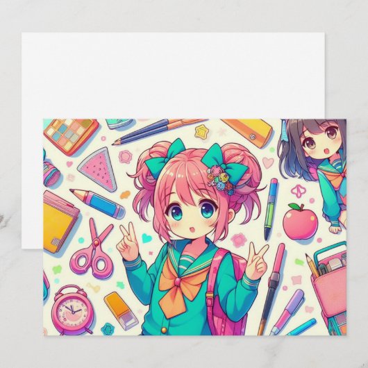 アニメ学生 シーズンカード (正面/裏面)