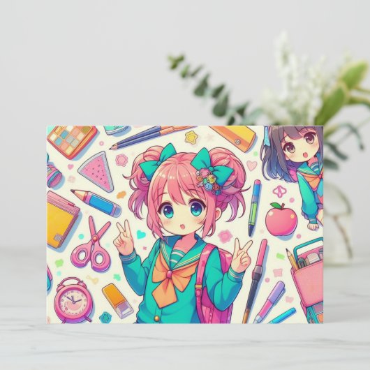 アニメ学生 シーズンカード (スタンド正面)