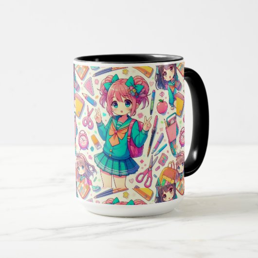 アニメ学生 マグカップ (正面右)