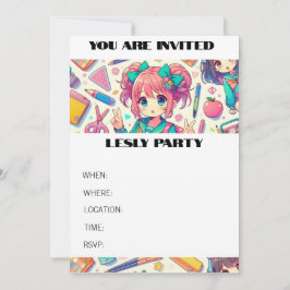 アニメ学生 招待状