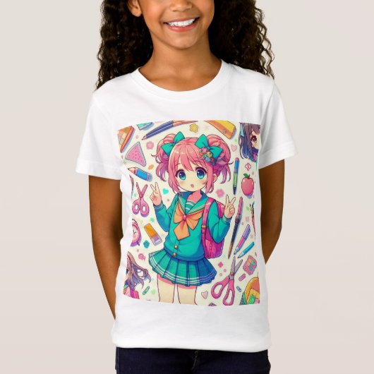 アニメ学生 Tシャツ (正面)