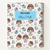 アニメ宇宙の教師向けバックトゥスクール用品 ノートブック (裏面)