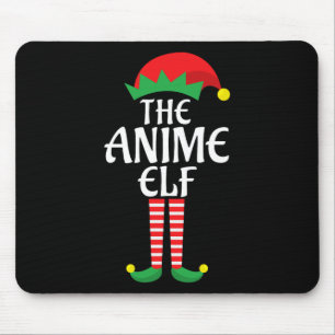 アニメ小妖精や小人クリスマステーマホリデーファミリーグループマット マウスパッド
