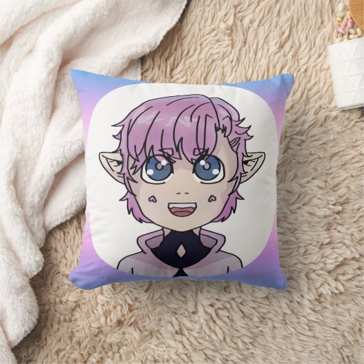 アニメ小妖精や小人枕 クッション (ブランケット)