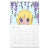 アニメ少女カレンダー カレンダー (3月 2027)