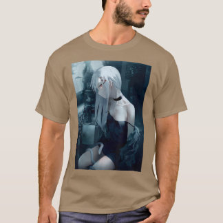 アニメ少女 エステティック ワイフー 日本のオタク Tシャツ