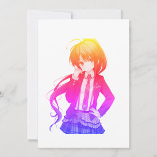 アニメ少女 招待状