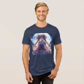 アニメ少女 花 月 フェアリー トライブレンドTシャツ (正面全面)