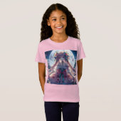 アニメ少女 花 月 フェアリー Tシャツ (正面フル)