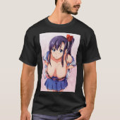 アニメ少女 Tシャツ (正面)