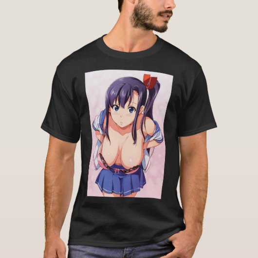 アニメ少女 Tシャツ (正面)