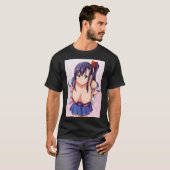 アニメ少女 Tシャツ (正面フル)