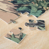 アニメ少年と少女 ジグソーパズル (側面)