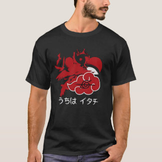 アニメ忍者カラスのシルエット グラフィックTシャツ Tシャツ