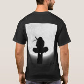 アニメ忍者シャドウと満月の美学 Tシャツ (裏面)
