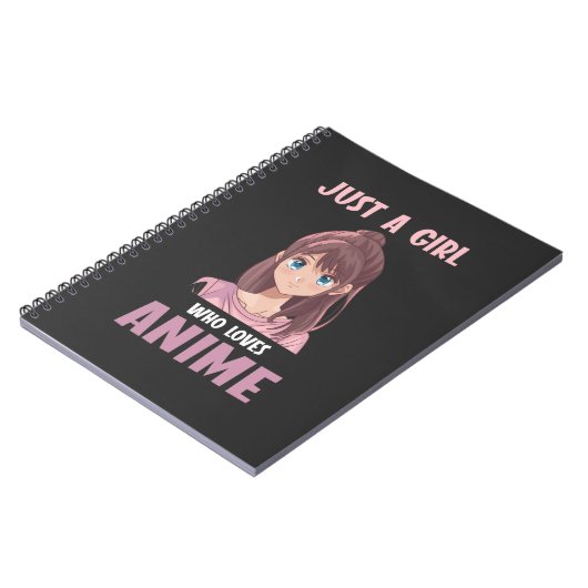 アニメ愛好家を愛する女の子マンガコスプレ10代の ノートブック (左側)