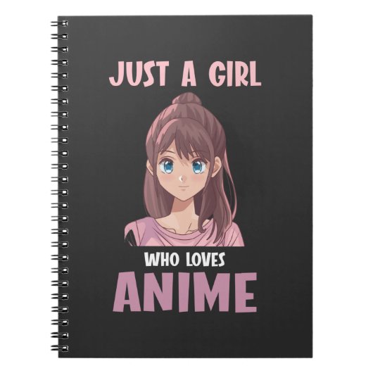 アニメ愛好家を愛する女の子マンガコスプレ10代の ノートブック (正面)