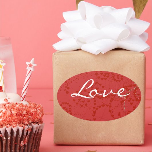 アニメ愛 – パーソナライズ –  楕円形シール (パーティー)