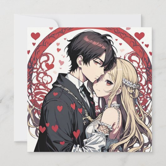 アニメ愛 招待状 (正面)