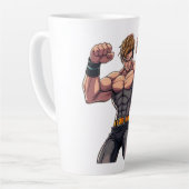 アニメ戦士 カフェラテマグ (左アングル)