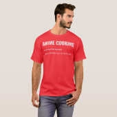 アニメ料理仲間 Tシャツ (正面フル)