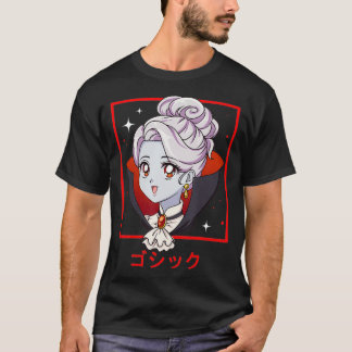 アニメ日本のガールパンクエビルマンガパステルメンハー Tシャツ