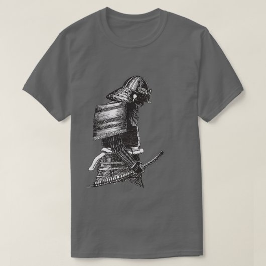 アニメ日本のサムライウォリアプレミアム Tシャツ (デザイン正面)