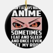 アニメ日本のマーチ恋人nagoth男の子の女の子の女性 セラミックオーナメント (裏面)