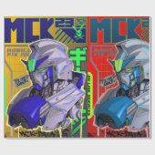 アニメ日本のロボット ラッピングペーパー (フラット)