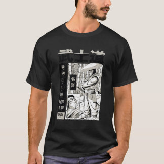 アニメ日本の武士道サムライ戦士カタナミアル Tシャツ