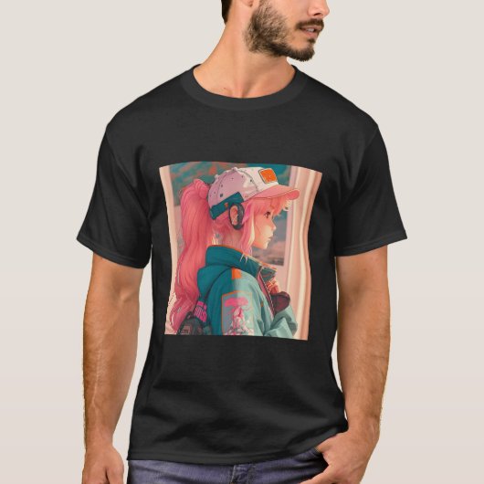 アニメ日本の Tシャツ (正面)