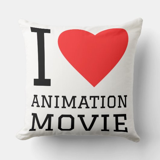 アニメ映画が大好き クッション (正面)