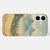 アニメ春ブロッサムiPhone 16ケース Case-Mate iPhoneケース (裏面 (横))