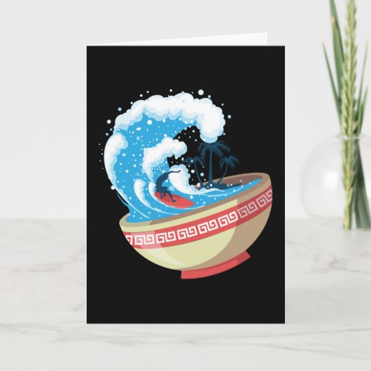 アニメ漫画ラーメン日本オタクファッションかわいい面白い カード (正面)