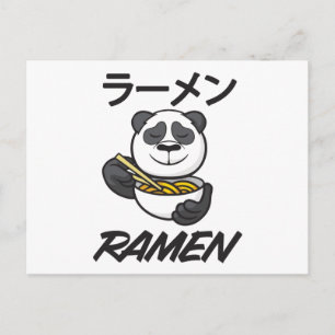 アニメ漫画ラーメン 面白い かわいい 日本 オタク ファッション ポストカード