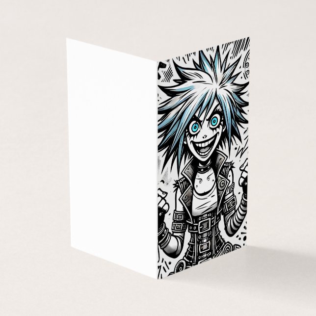 アニメ漫画陽気なアートオリジナルblu_eyes black_a (外部)