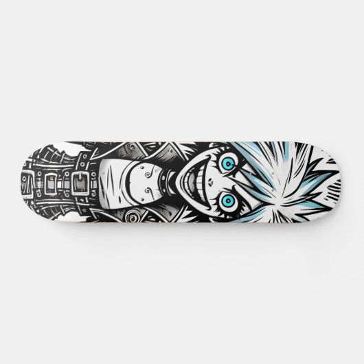 アニメ漫画陽気なアートオリジナルblu_eyes black_a スケートボード (横)