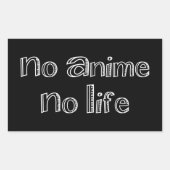 アニメ無し長方形貼りシール 長方形シール (正面)