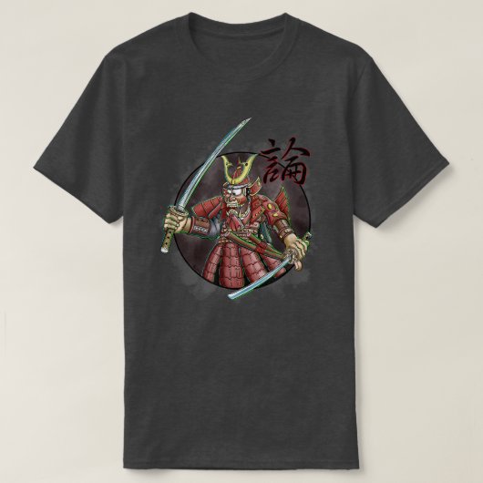 アニメ熱狂するの侍 Tシャツ (デザイン正面)