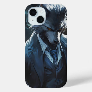 アニメ狼男 iPhone 15ケース