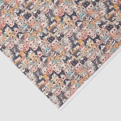 アニメ猫の繰り返しパターン 薄葉紙 (詳細)