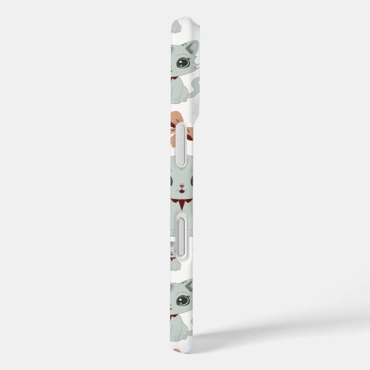 アニメ猫パターン Case-Mate iPhoneケース (裏面 / 右)