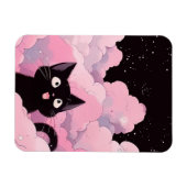 アニメ猫 マグネット (横)