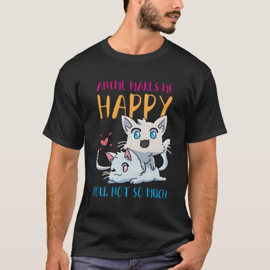 アニメ猫 Tシャツ (正面)