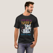 アニメ猫 Tシャツ (正面フル)