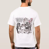 アニメ監督に洗脳された - 面白い漫画ファン Tシャツ (裏面)