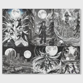 アニメ着色集 ラッピングペーパー (フラット)