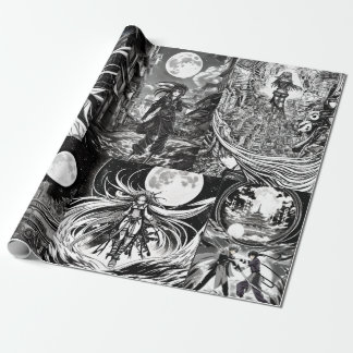 アニメ着色集 ラッピングペーパー