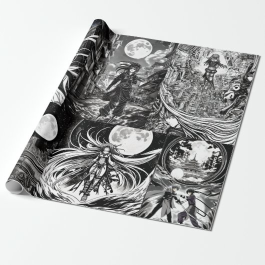 アニメ着色集 ラッピングペーパー (アンロールド)